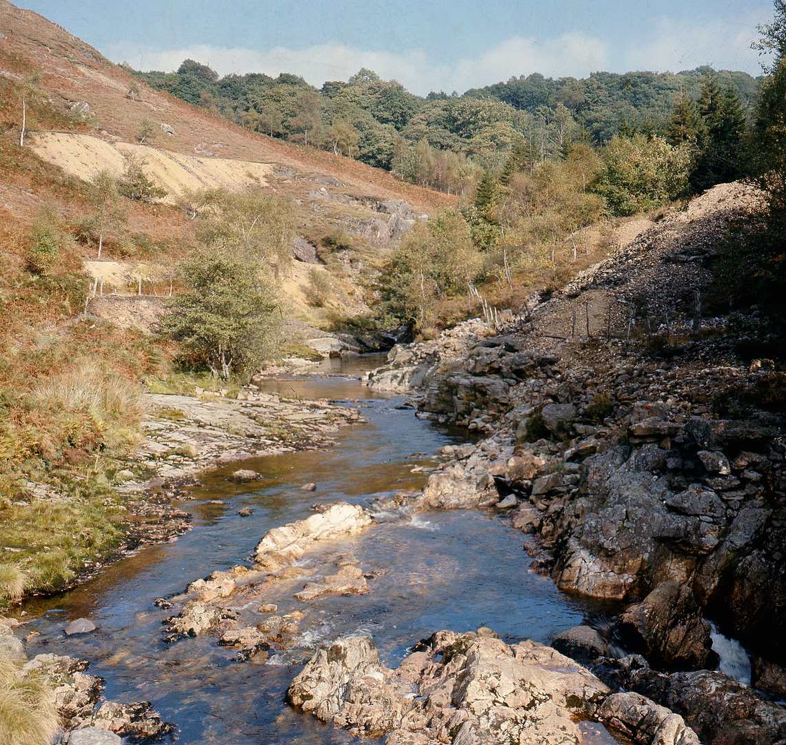 Princes Marina Gold mine Gwynfynydd 1971